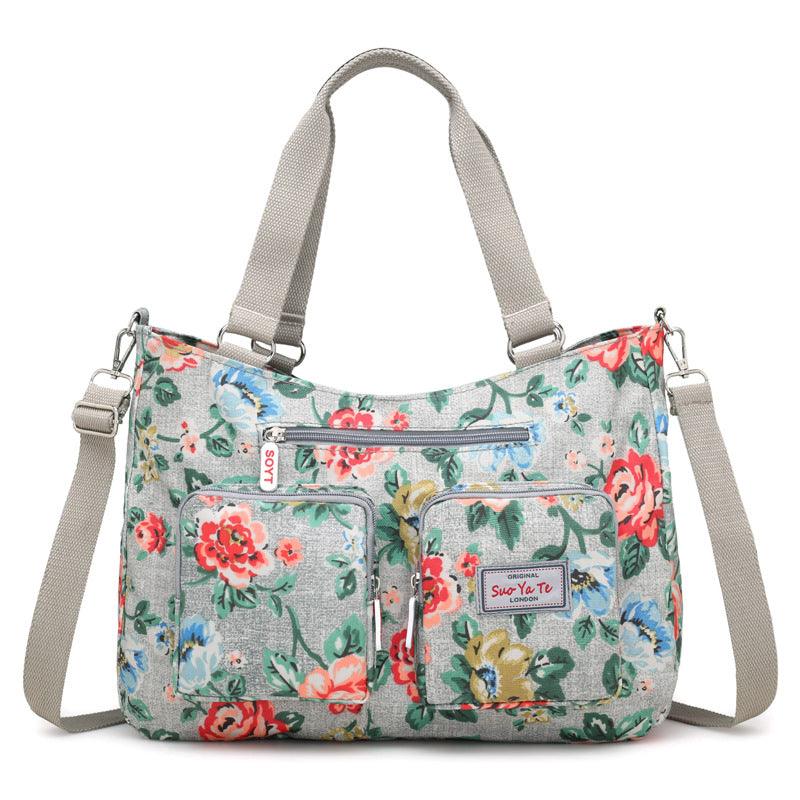 Large-capacity Printed One-shoulder Women's Canvas Bag - MRSLM