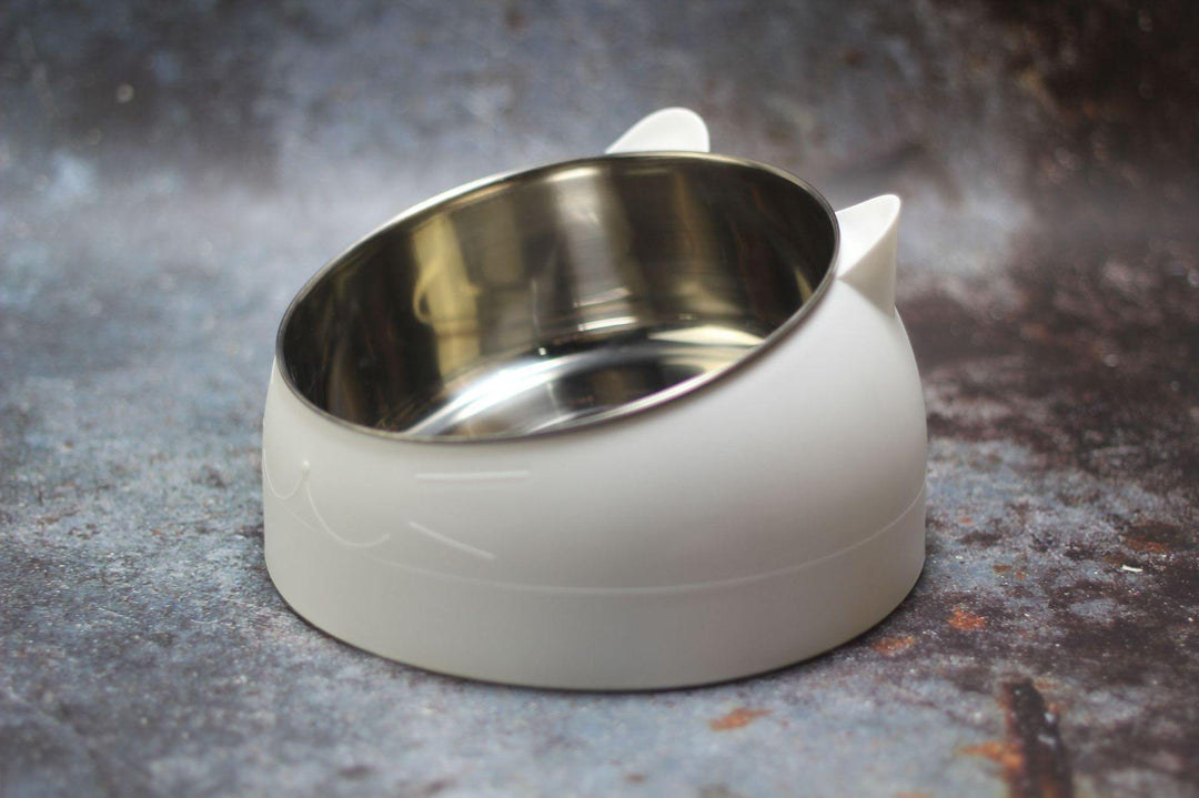 Protective Cervical Cat Bowl Oblique Mouth Pet Bowl - MRSLM