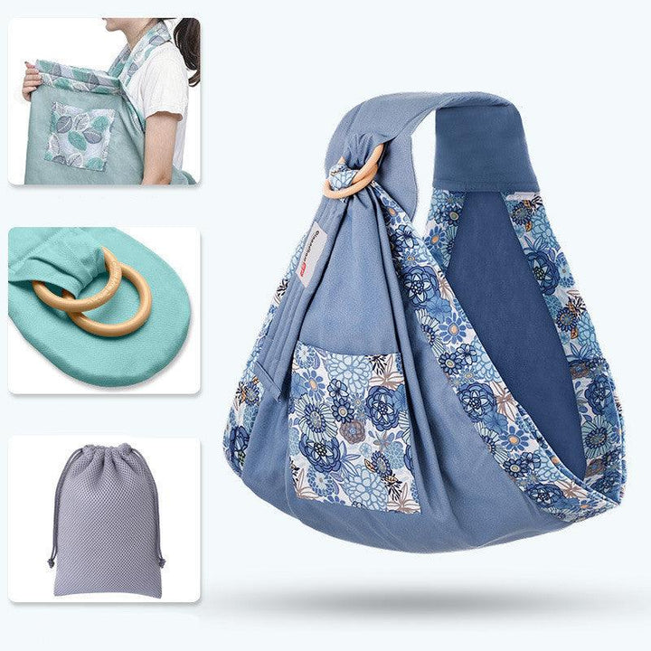 Baby Wrap Carrier Sling Adjustable Infant Comfortable Nursing Cover Soft Breathable Breastfeeding Carrier - MRSLM