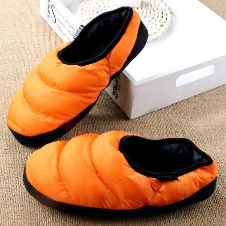 Couple Bag Heel Soft-soled Down Cotton Shoes - MRSLM
