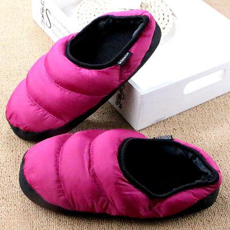 Couple Bag Heel Soft-soled Down Cotton Shoes - MRSLM