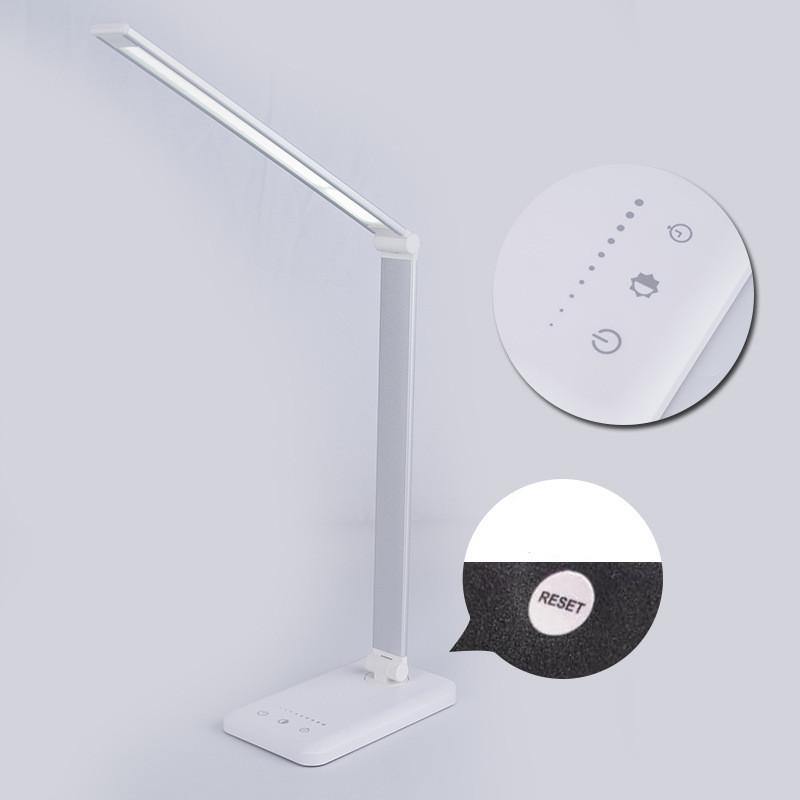 Wireless Charging LED Table Desk Lamp with Auto Timer Function Eye Protect Read Light - MRSLM