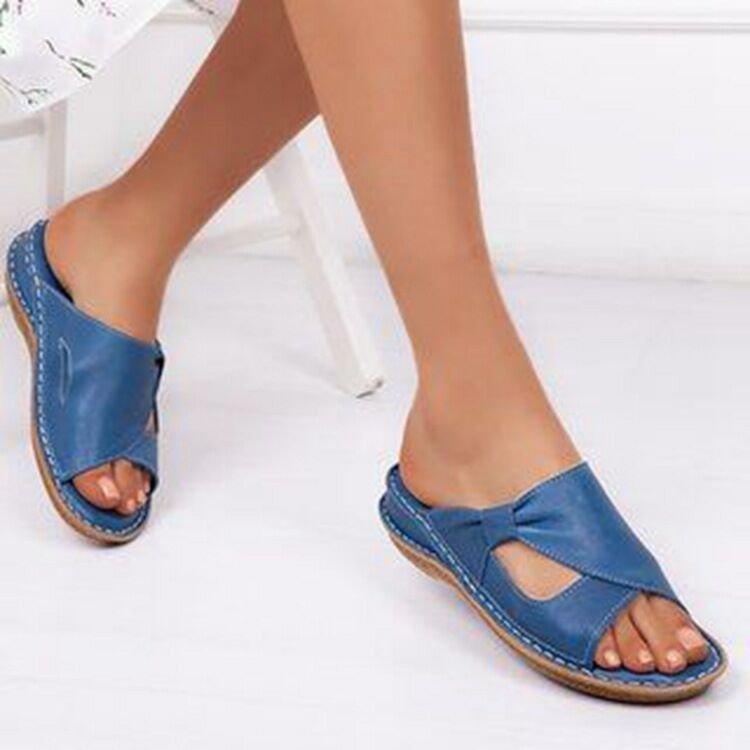 Hollow And Breathable Flat Sandals - MRSLM