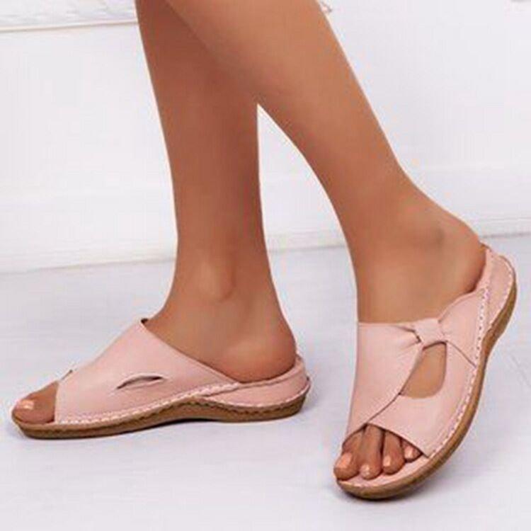 Hollow And Breathable Flat Sandals - MRSLM