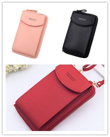 Mobile Phone Bag Zipper Women Diagonal Bag - MRSLM