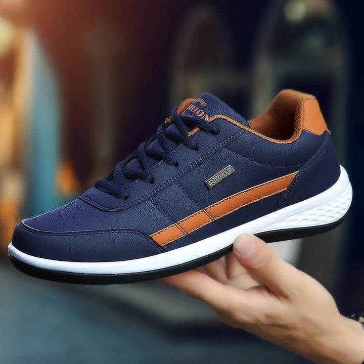 Casual Shoe Italian Breathable Leisure Male Sneakers Non-slip Footwear Men Vulcanized Shoes - MRSLM