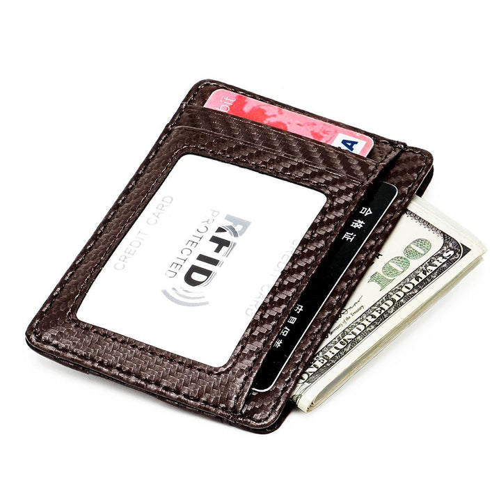 Carbon Fiber Microfiber US Dollar Clip European and American Wallet - MRSLM