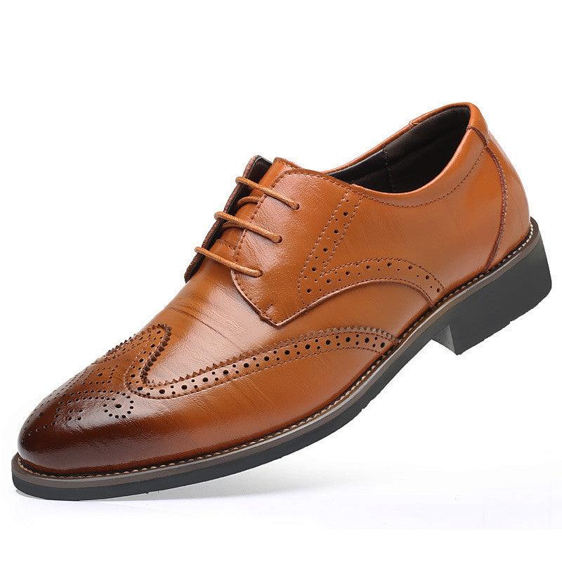 European And American Men's Fashion Business Casual Leather Shoes - MRSLM