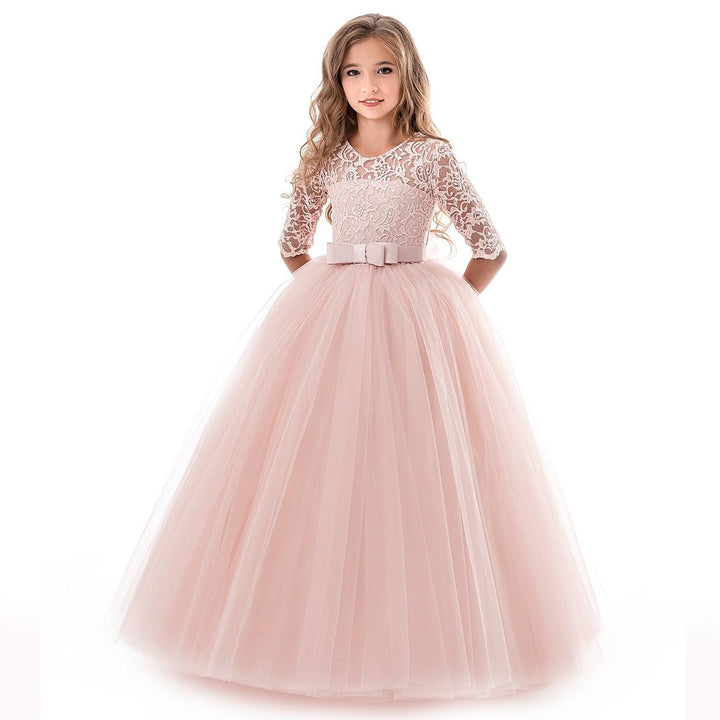 Children's Dress Long-Sleeved Large Children's Tutu Skirt - MRSLM