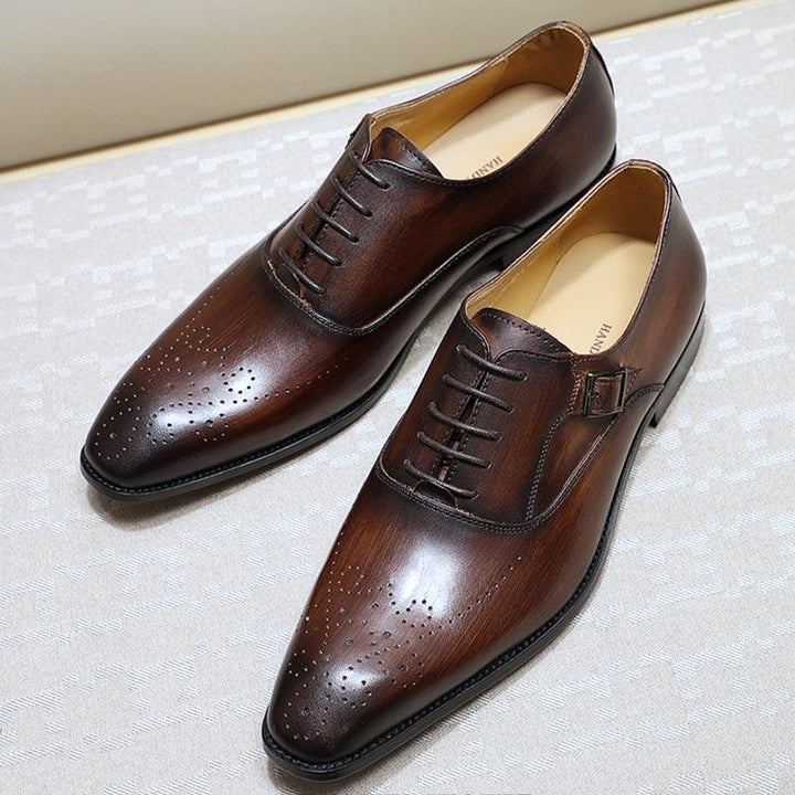 Business Oxford Shoes Formal Dress High-End Casual Shoes Men's Shoes - MRSLM