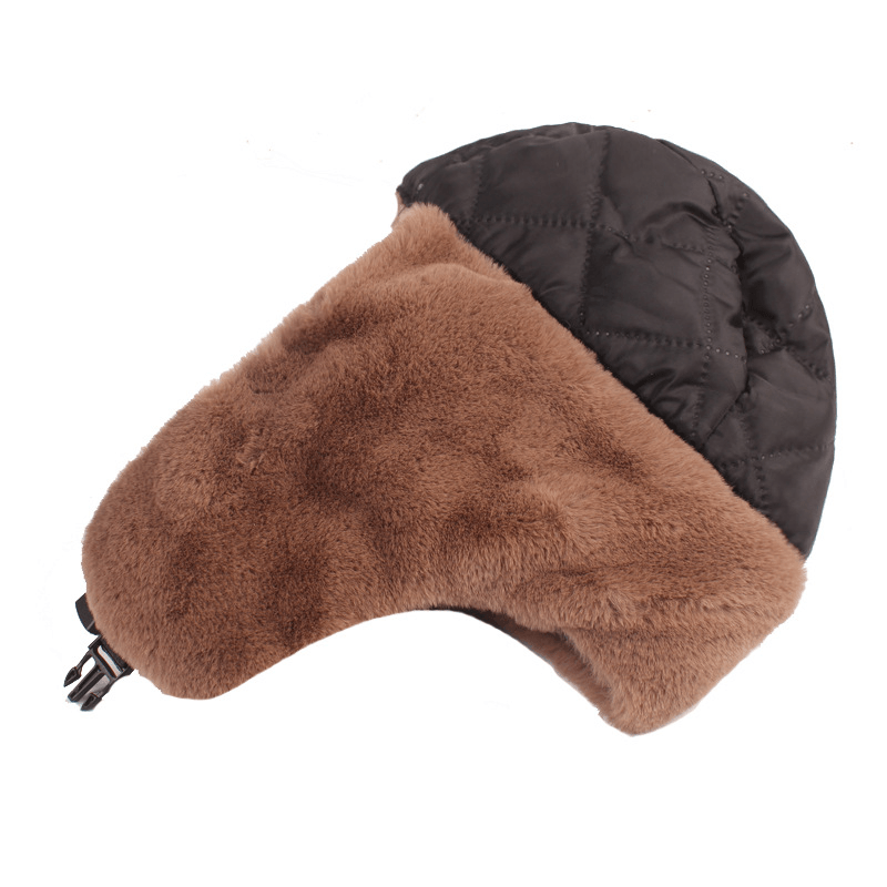 Men'S Thick Warm Ear Protection Snow Cap - MRSLM