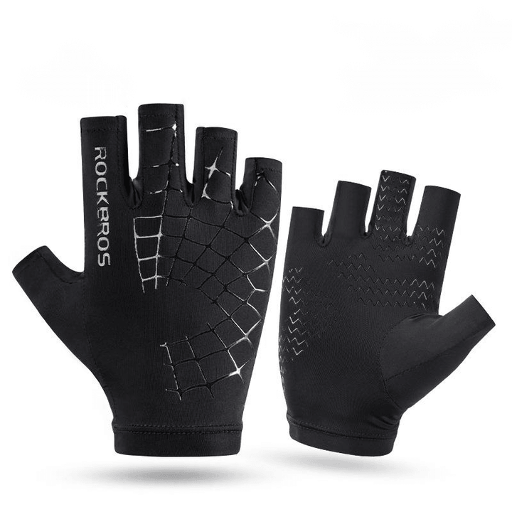 Ice Silk Gloves Sunscreen Men'S and Women'S Cycling Gloves - MRSLM