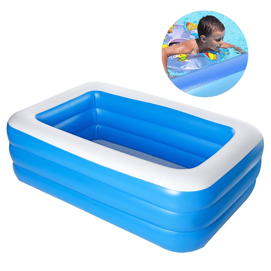 1.5 / 1.8 / 2.1 / 2.6M Children'S Inflatable Swimming Pool Baby Paddling Pool Summer Swimming Pool - MRSLM