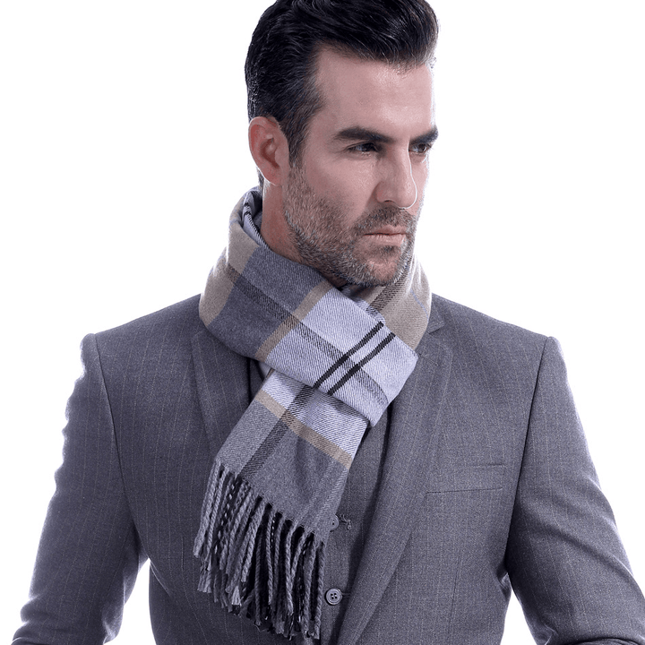 Man Scarf Male Middle-Aged Student - MRSLM