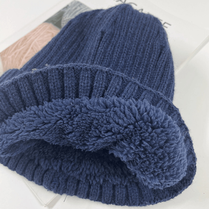 Multi-Piece Knitted Scarf Hat and Gloves Three-Piece Set - MRSLM