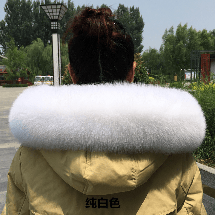 Collar Real Fur Men and Women Autumn and Winter Scarf Neck - MRSLM