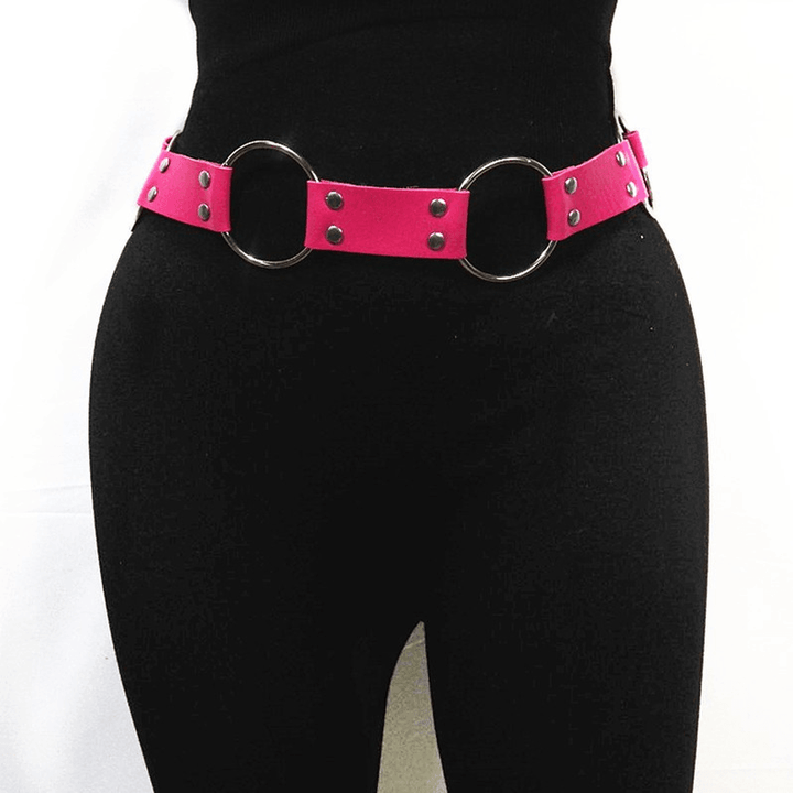 Punk Style Concave Shape Waist Chain Fire - MRSLM