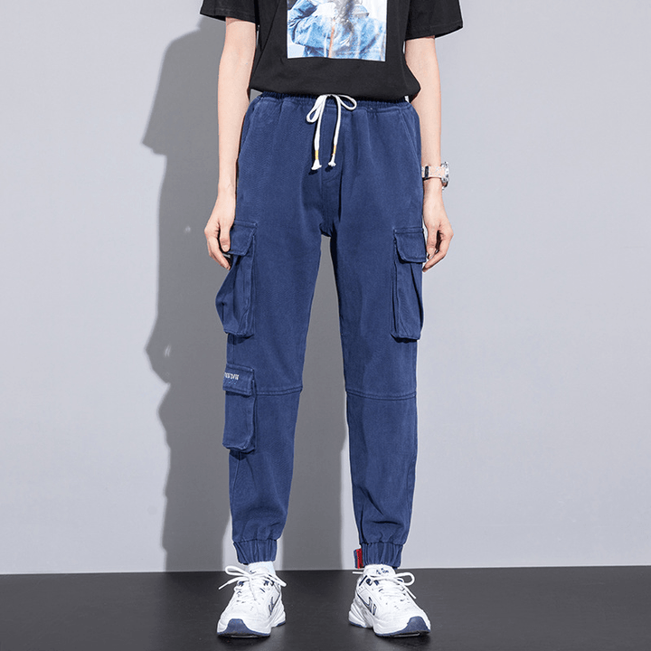 Casual Capris Men'S 2021 Spring Korean Unisex Cotton Overalls - MRSLM