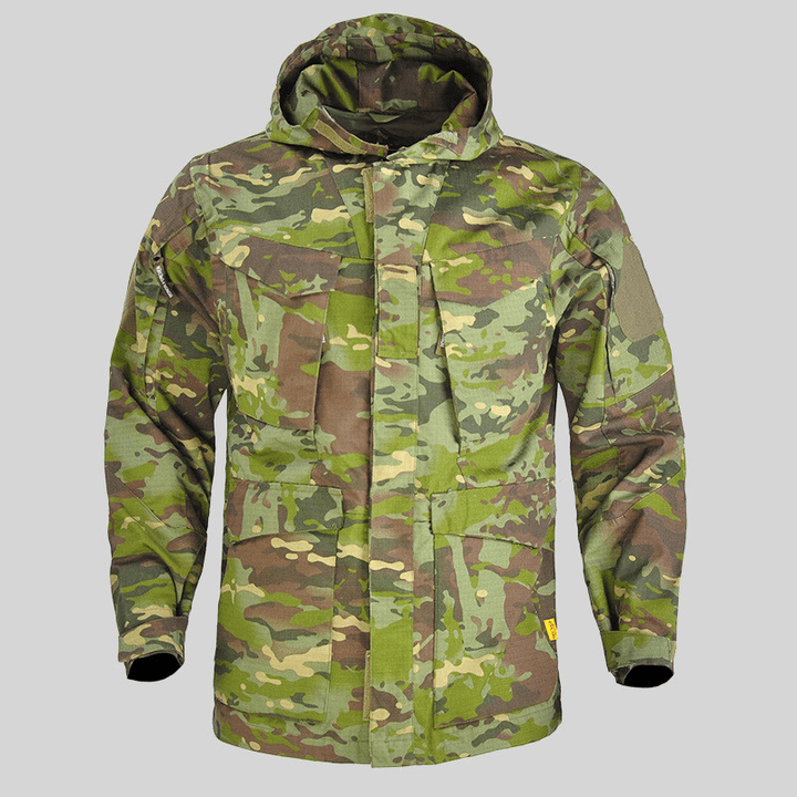 Tactical Windbreaker Mid-Length Men'S Jacket Waterproof - MRSLM