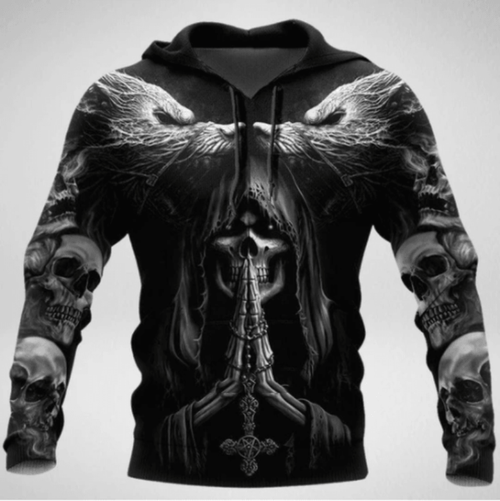 New 3D Digital Printing Hoodie Loose Sweater - MRSLM