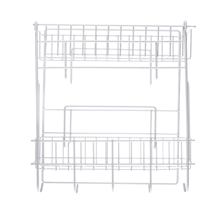 Five Tiers Steel over Sink Dish Drying Rack Storage Multifunctional Arrangement for Kitchen Counter - MRSLM