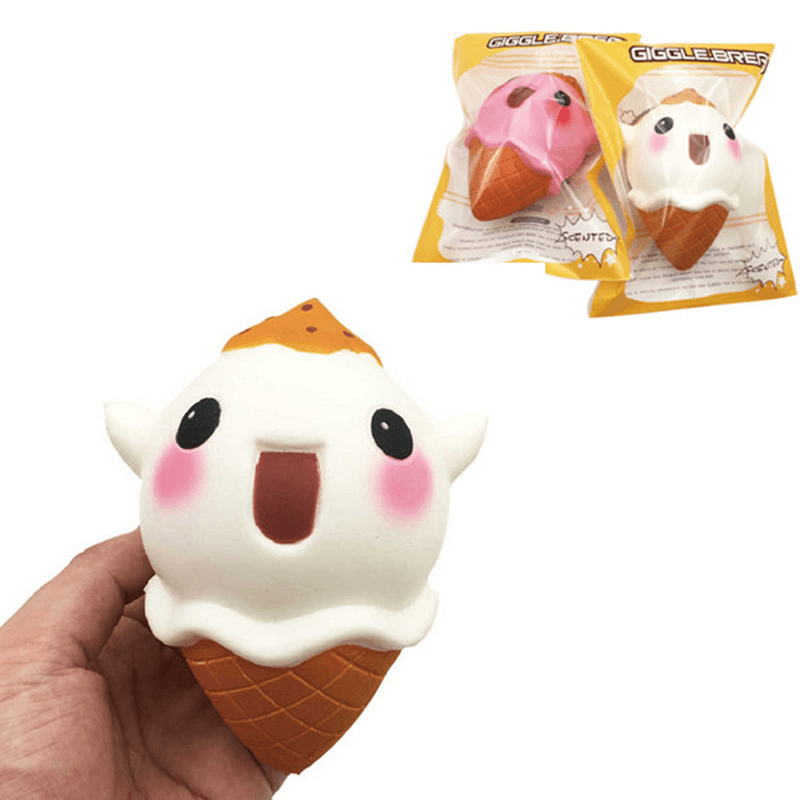 Giggle Bread Squishy Ice Cream 12Cm Slow Rising with Packaging Collection Gift Decor Soft - MRSLM