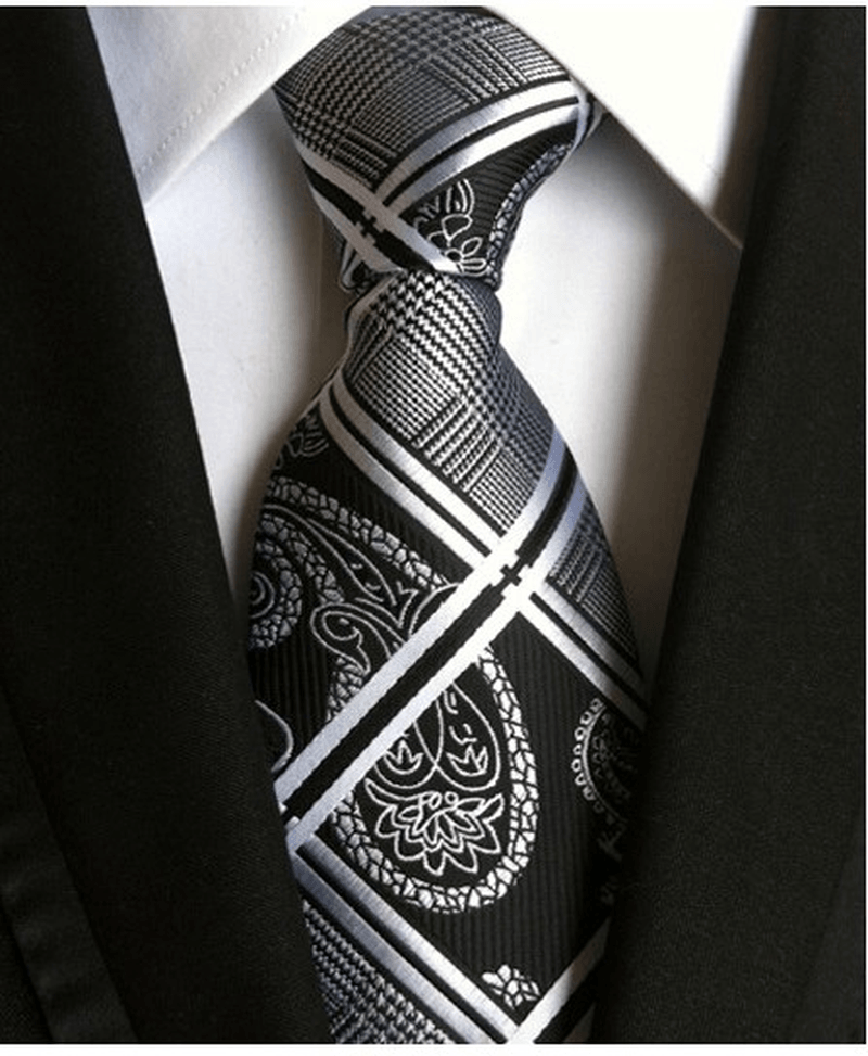 Men S Tie 8Cm Business Gentleman British Formal Wear - MRSLM