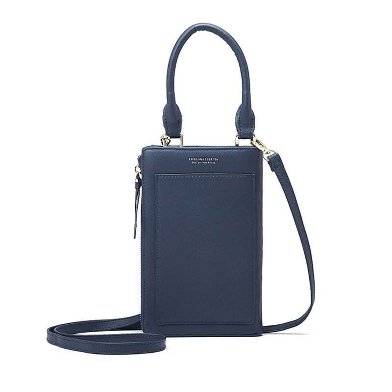 Women Wrist Large Capacity Multi-Slots Wallet Shoulder Bag - MRSLM