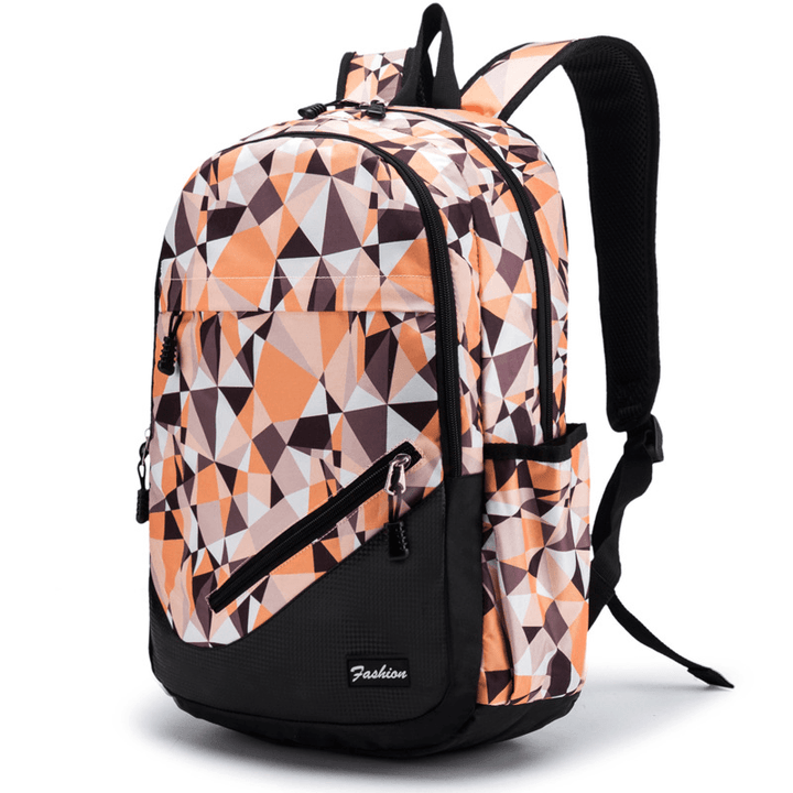 Women Men Large Capacity Fashion Multifunction Sports Outdoor Backpack Laptop Bag - MRSLM