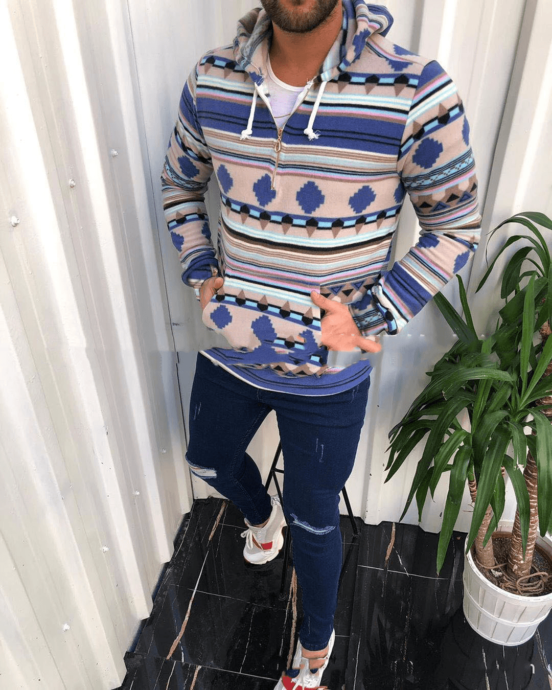 Hot-Selling Hot-Selling Printed Hooded Sweater Men - MRSLM