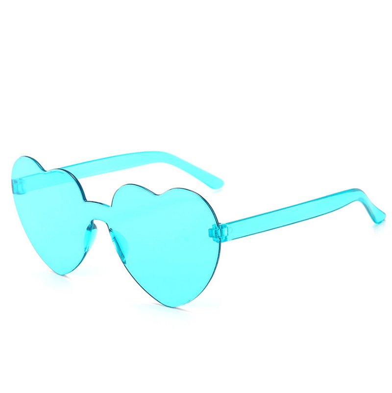 Peach Heart Frameless PC One-Piece Ocean Piece Cross-Border Sunglasses - MRSLM