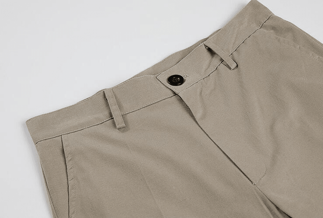 Fashion Simple Men'S Slim Fit Straight Pants - MRSLM