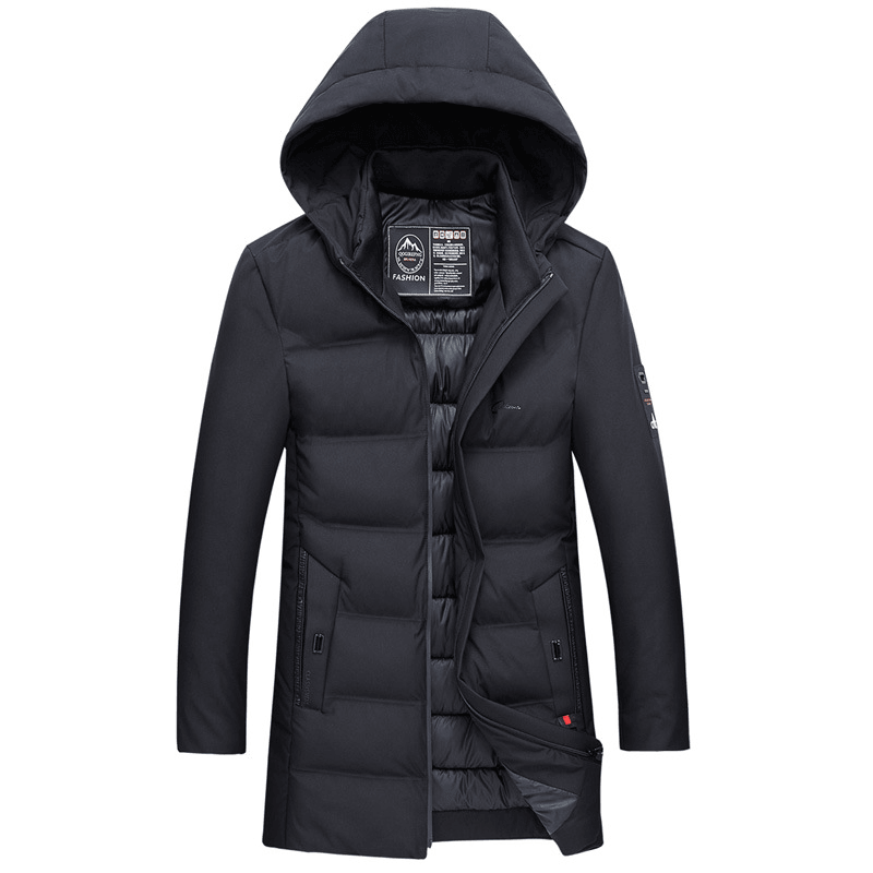 Thick Mid-Length down Padded Jacket Men'S Loose Jacket - MRSLM