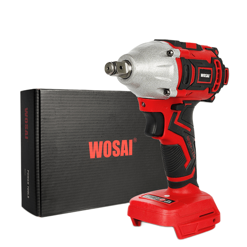 WOSAI Brushless 1/2 Inch Wrench Impact Electric Screwdriver Cordless Electric Wrench for Makita 18V Lithium Battery - MRSLM