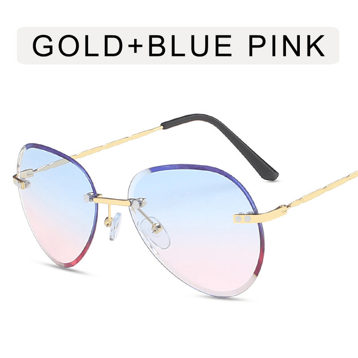 New Personality Frameless Sunglasses for Women, Trend in Europe and America - MRSLM