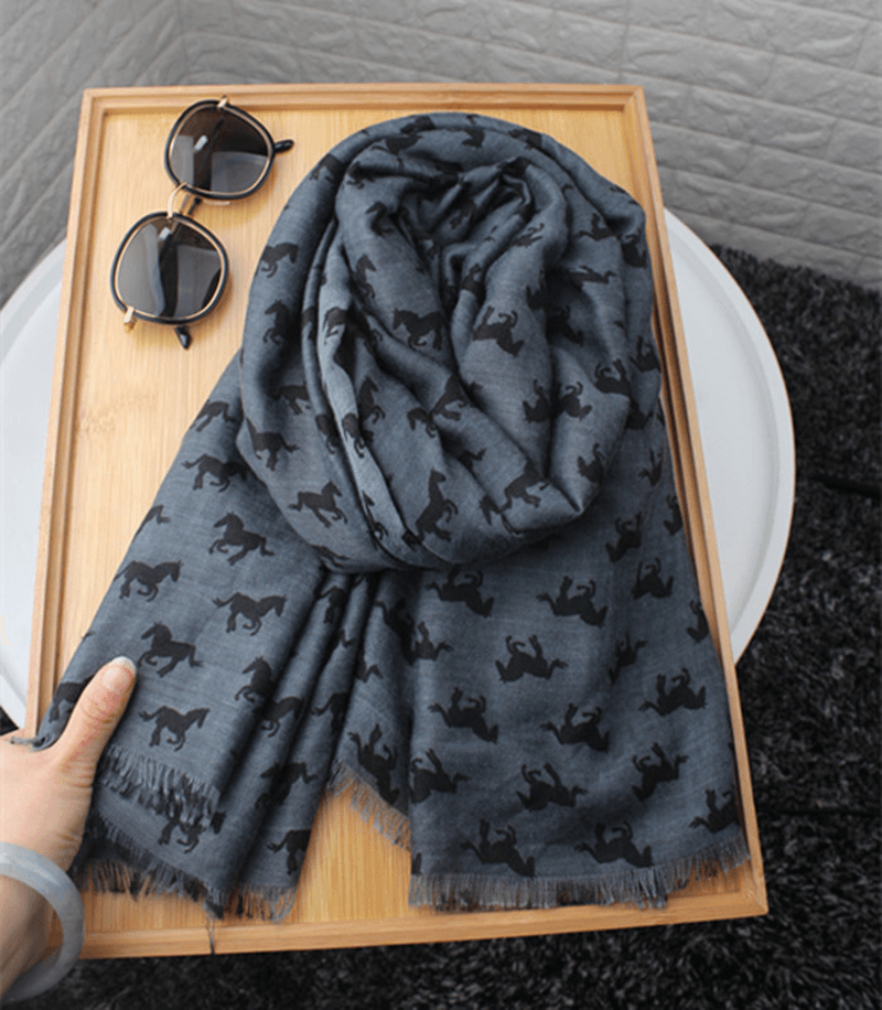 Turkey Desert Vacation Fringed Ethnic Style Cotton and Linen Scarf Ladies Travel - MRSLM