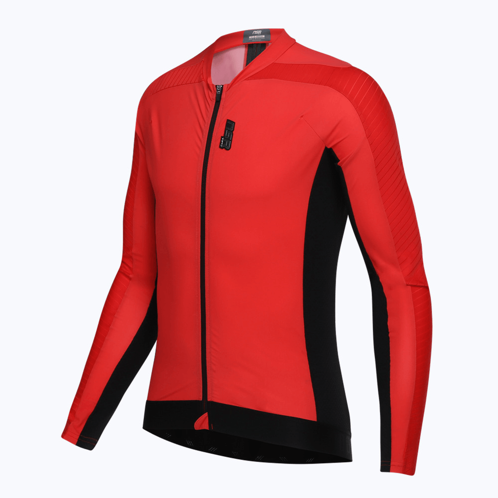 Winter Warm Fleece Long-Sleeved Cycling Jersey Top - MRSLM