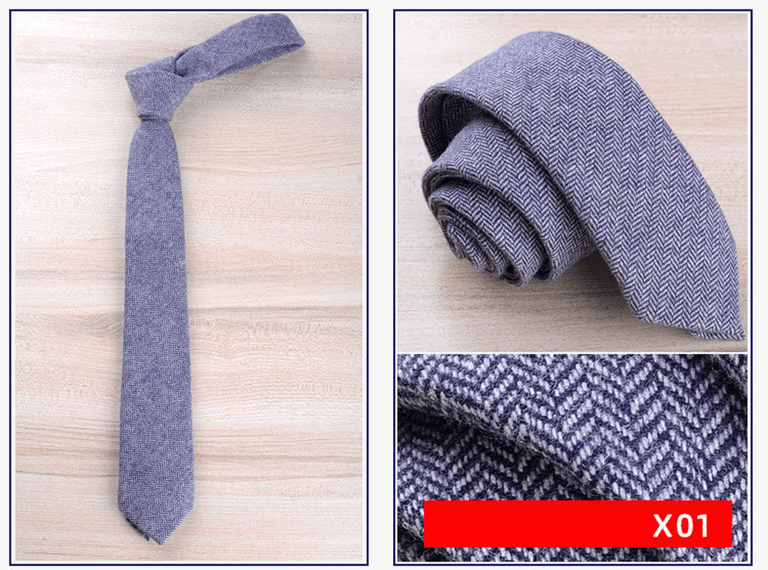 Wool Tie Men Formal Wear England - MRSLM