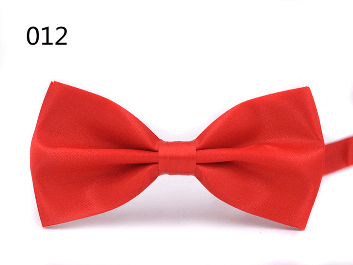 Bright Casual Men'S Solid Color Bow Tie - MRSLM