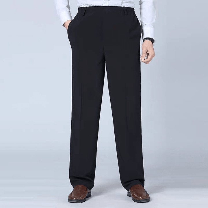 Middle-Aged and Elderly Casual Trousers High Waist - MRSLM