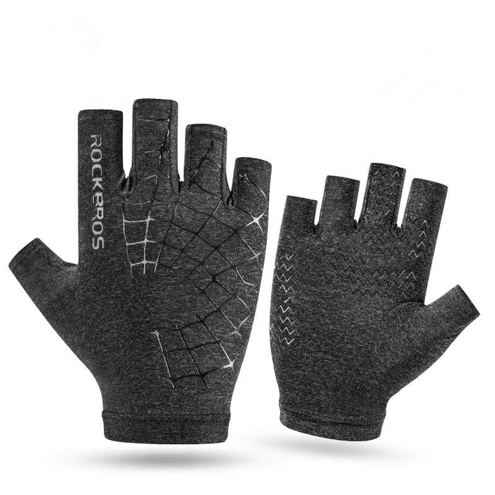 Ice Silk Gloves Sunscreen Men'S and Women'S Cycling Gloves - MRSLM