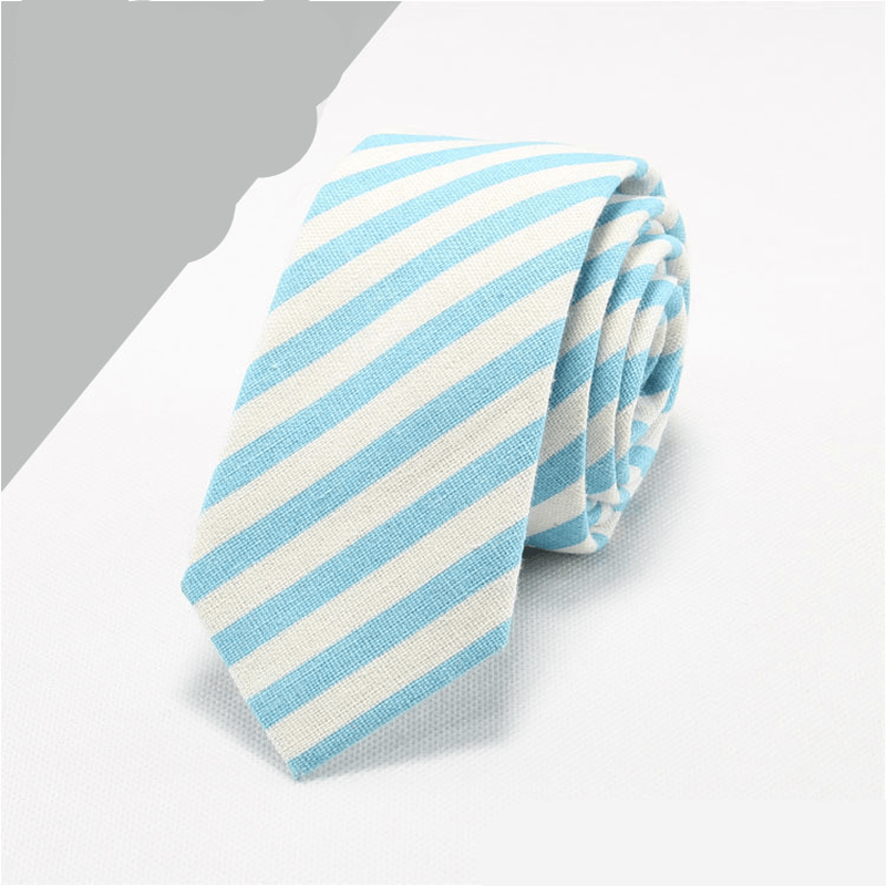 Cotton and Linen Tie Men'S Formal Business Tie - MRSLM