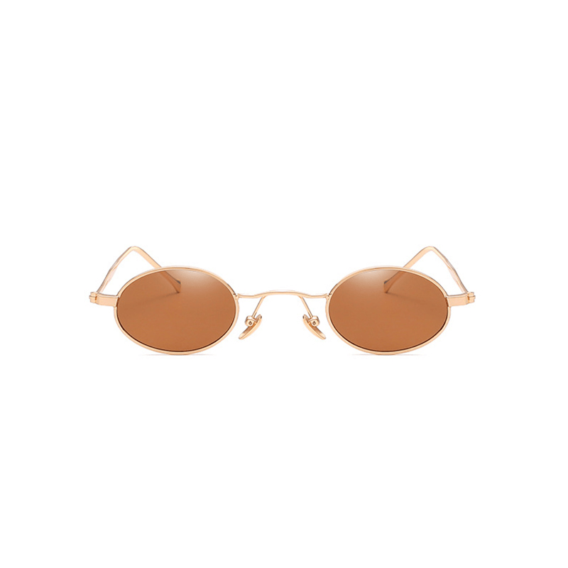 Small round Frame Metal Sunglasses - MRSLM