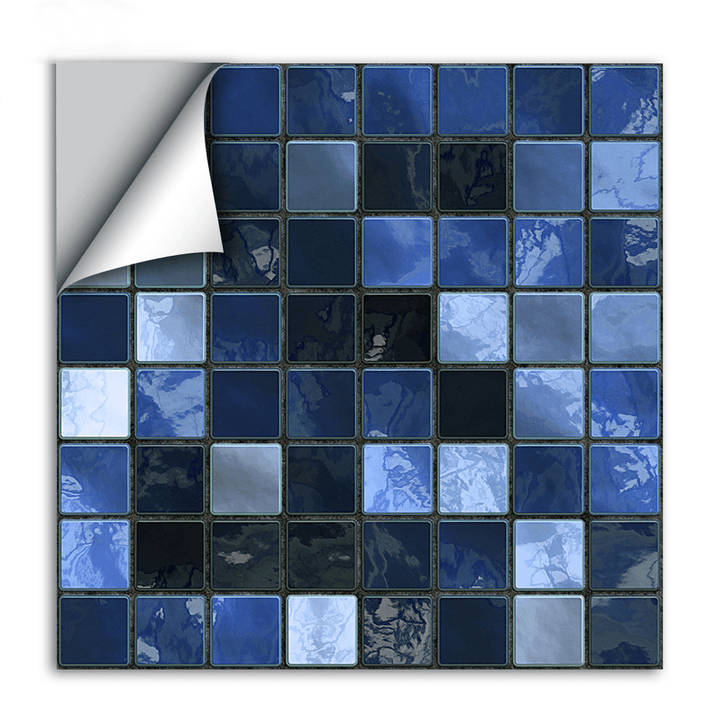 Kitchen Tile Stickers Bathroom Modern Style Sticker Self-Adhesive Wall Decoration - MRSLM