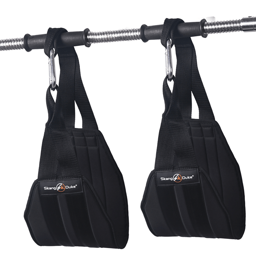 KALOAD Heavy Duty Abdominal Training Hanging Belt Fitness Abs Sling Straps Chin-Up Bar Pullup Muscle Training Support Belt - MRSLM