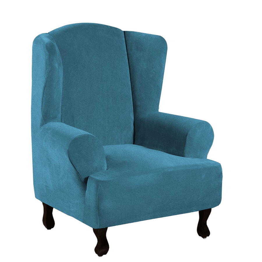 Chair Slipcovers Stretch Wingback Armchair Covers Sofa Stretch Protector - MRSLM