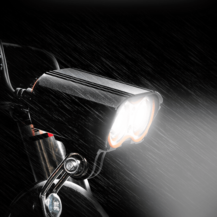 XANES® DL24 1600LM Dual T6 LED Bike Light 4 Modes Waterproof E-Bike Electric Scooter Lamp Headlight for Cycling Camping - MRSLM