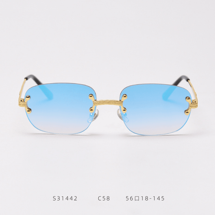 Cross-Border Ins Net Red New Retro Metal Color Film Sunglasses - MRSLM