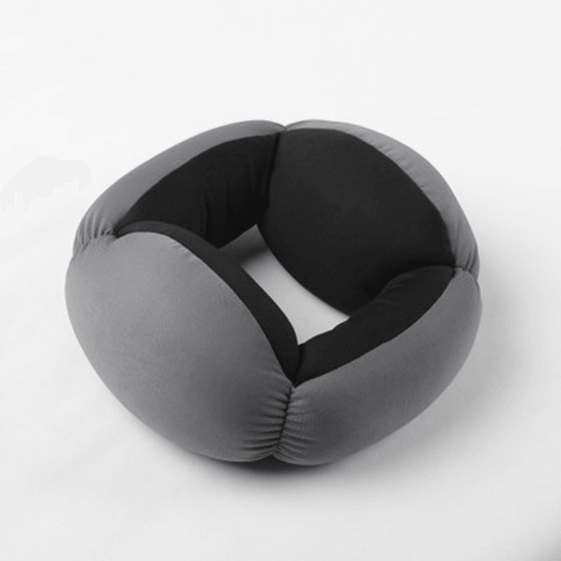 Thinkloop™ Loop Annular Travel Nap Pillow Foam Particle Cotton Neck Protected Pillow Cushion - MRSLM