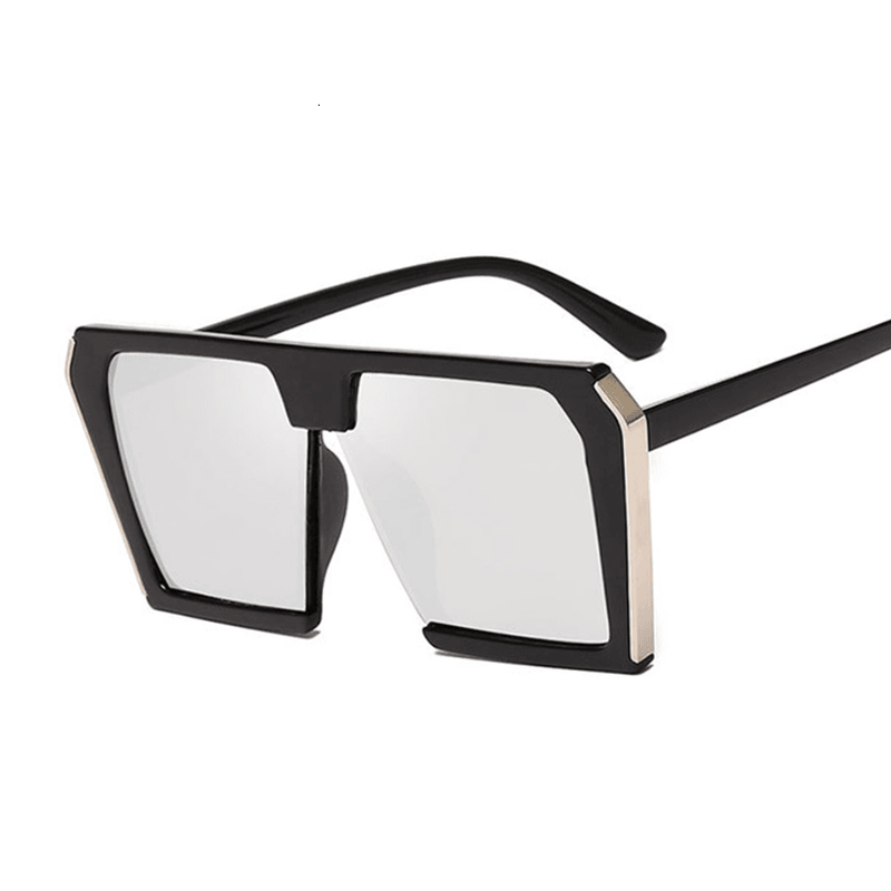 Fashion Metal Large Frame Women'S Sunglasses UV Protection - MRSLM